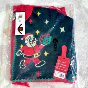 NEW Tipsy Elves Ugly Sweater AMC Theaters Present Knit Holiday Design Men’s XL